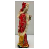 Vintage Collectible Asian Geisha Doll On base 13 1/2"