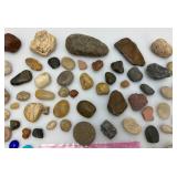 Group Of Misc. Collectible Rocks And Crystals