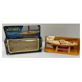 Vintage Battery Operated CHALLENGER II Sail Boat In Original Box (New Old Stock) Box Bad
