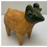Two Vintage Chia Collectibles Including Chia Tree With Star Light (Factory Sealed And Chia Pet Ram (Open box)