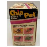 Two Vintage Chia Collectibles Including Chia Tree With Star Light (Factory Sealed And Chia Pet Ram (Open box)