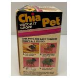 Two Vintage Chia Collectibles Including Chia Tree With Star Light (Factory Sealed And Chia Pet Ram (Open box)