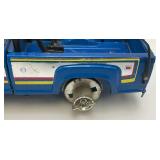 Two Vintage TONKA Pickup Trucks One Has Removable Tires (One Tire Missing)
