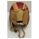 Misc. Vintage Troy Lot Including Very old Kids Football Helmet (Needs Repair), GI Joe, Mickey Mouse And More
