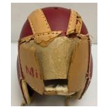Misc. Vintage Troy Lot Including Very old Kids Football Helmet (Needs Repair), GI Joe, Mickey Mouse And More