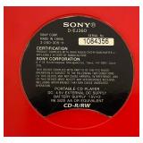 Misc. Vintage Electronics Lot Including Sony CD Walkman D-EJ360, Toshba Gigastyle Gigabyte F10 In Original Box, Wilson Action Watch NOS And More