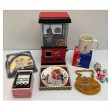 Misc. Collectible Items Including Claw Bank, Scrimshaw maker And More