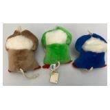 Vintage 1980 GUND KOKO-NUTS Plush Toys (Some With Tags)