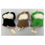 Vintage 1980 GUND KOKO-NUTS Plush Toys (Some With Tags)