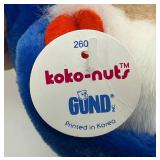 Vintage 1980 GUND KOKO-NUTS Plush Toys (Some With Tags)