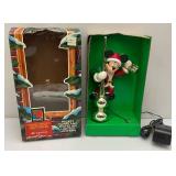 Vintage Mickey Unlimited Mickey Mouse Lighted Animated Tree Topper (Pre-Owned) Works