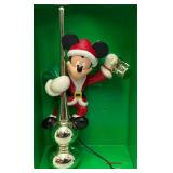 Vintage Mickey Unlimited Mickey Mouse Lighted Animated Tree Topper (Pre-Owned) Works