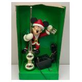 Vintage Mickey Unlimited Mickey Mouse Lighted Animated Tree Topper (Pre-Owned) Works