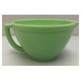 Vintage Jadeite Fire King Green Batter Mixing Bowl Ovenware 4 3/4" x 9 3/4"