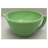 Vintage Jadeite Fire King Green Batter Mixing Bowl Ovenware 4 3/4" x 9 3/4"