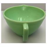 Vintage Jadeite Fire King Green Batter Mixing Bowl Ovenware 4 3/4" x 9 3/4"