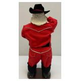 Holly Jolly Rock Santa Battery Operated  Dancing Santa In Original Box