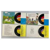 Group Of Vintage Albums Including Disney And More In Vintage Carrying Case