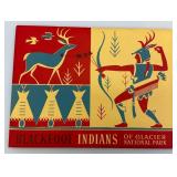 EST. $250.00-$500.00 1958 GREAT NORTHERN RAILWAY Blackfoot Indians Of Glacier National park Print Set