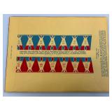 EST. $250.00-$500.00 1958 GREAT NORTHERN RAILWAY Blackfoot Indians Of Glacier National park Print Set