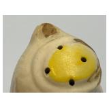 Vintage Shawnee Puss & Boots Cats Salt And Pepper Shakers With Gold Tone Accents 3 1/4" (One Ear Has Chip)