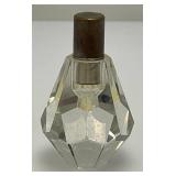 Vintage Bull Horn Ashtray And Crystal Table Lighter