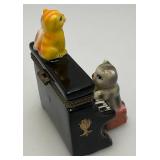 Misc. Vintage Collectible Cat Items Including Trinket Boxes And More