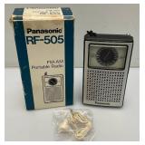 Vintage Mid-Century Transister Radios including Motorola & Panasonic RF-505 In Original Box