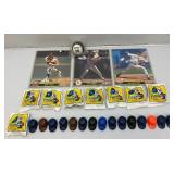 Misc. Collectible Miniature Baseball Helmets And 8" x 10" Photos