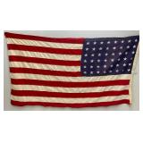 Vintage 32" x 55" Sewn 48 Star Flag