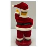 Collectible Homer Simpson 14" Battery Operated Animated Singing Santa Homer (Works)