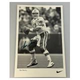 Vintage Dan Marino Facsimile Autographed Photo 6" x 9"