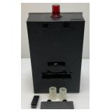 Miniature Criss 7 Cross Slot Machine Battery Operated 6" x 7 1/2" x 12 1/2" (Untested) In Original Box (Box Beat Up A Little)