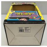 Miniature Criss 7 Cross Slot Machine Battery Operated 6" x 7 1/2" x 12 1/2" (Untested) In Original Box (Box Beat Up A Little)