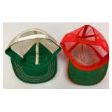 Misc. Vintage Collectible Snapback Hats Including Case, John Deere And More