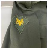 Vintage Military Uniform Jacket 39L, 15-33 Long Sleeve Shirt And 31 x 33 Pants