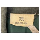 Vintage Military Uniform Jacket 39L, 15-33 Long Sleeve Shirt And 31 x 33 Pants
