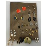 Large Group Of Misc. Earrings, Vintage Brooches And More