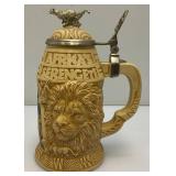Vintage 7" Leonardo Collection (Napoleon) Tea pot In Original Box (Chip On Inside lid), Chicken Seed Bank & Beer Steins