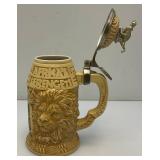 Vintage 7" Leonardo Collection (Napoleon) Tea pot In Original Box (Chip On Inside lid), Chicken Seed Bank & Beer Steins