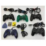 Misc. Vintage Sony Playstation Controllers (Some Need Cleaning)