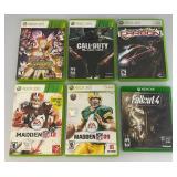 Misc. XBOX One & 360 Games Including Grand Theft Auto 5 And More