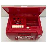 Vintage Collectible Miniature Coca-Cola Cooler Am/Fm Radio And Cassette Player (Works)
