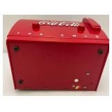 Vintage Collectible Miniature Coca-Cola Cooler Am/Fm Radio And Cassette Player (Works)