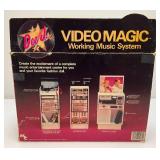 1986 Dee J Magic Working Music System AM Radio Multi Toy Corp In Original Box