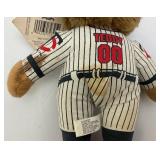 Collectible Vintage Minnesota Twins Teddy Bears Two With Tags 1= 8" & 2= 12"