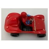 1976 Collectible Spiderman In Dune Buggy Toy Car 2 3/8" x 2 1/2" x 4 3/4"