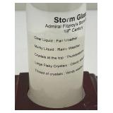 Admiral Fitzroy Storm Glass Bnarometer Weather Predictor 7"