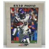 Autographed Photo File Adrian Peterson And Chester Taylor Photographs In Protective Plastic Sleeves