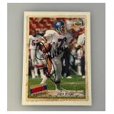 John Elway Autographed Card In Protective Sleeve